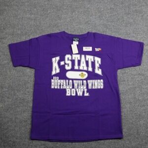 Kansas State Wildcats Shirt Youth XL Purple NCAA Buffalo Wild Wings Bowl